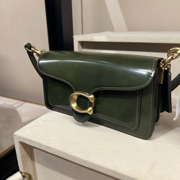 New! MINT CONDITION COACH Tabby Shoulder Bag 20 Spazzolato leather - Picture 10 of 12